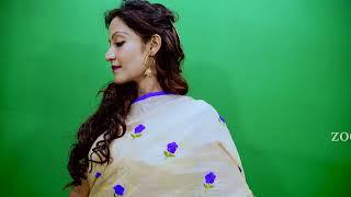 pure cotton yellow saree (saree expretion video) nilofar shaikh surat saree shoot nirav-8485906913