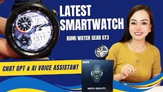 SMARTWATCH na may AI, Language Translator, Chat GPT,GPS, Atbp ! KUMI SMARTWATCH GT3/ @BestFindsTv