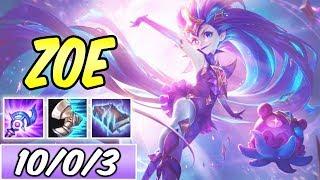 S+ FULL MAGIC PEN STAR GUARDIAN ZOE MID | Best Build & Runes | League of Legends