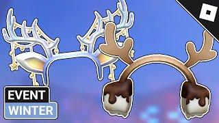 [EVENT] How to get the MARSHMALLOW EARMUFFS & STARRY DEER ANTLERS in the WINTER SPOTLIGHT HUB Roblox