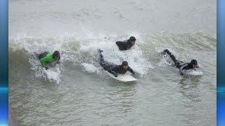 Winter Surfing on the Great Lakes