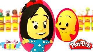 Huevos Sorpresa de La Familia Telerín en Español de Plastilina Play Doh