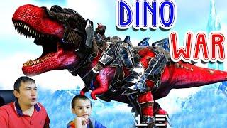 Битва ДИНОЗАВРОВ в новой игре DINO WAR