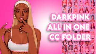 Sims 4| DarkPink Hair All In One CC Folder 762MB!(Early Access 2/18/25)