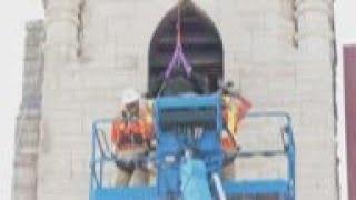 Church saves historic liberty bell from fire