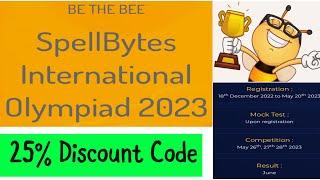 Olympiad 2023 International SpellBee | How to Register for SpellBee Olympiad | SpellBytes#spellbee