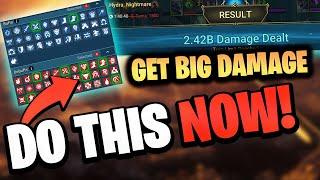 DOUBLE YOUR HYDRA DAMAGE EASILY!!! HYDRA BOSS GUIDE | RAID: SHADOW LEGENDS