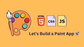 Build a Paint App with HTML Canvas | Pencil, Eraser, Save Image to JPEG