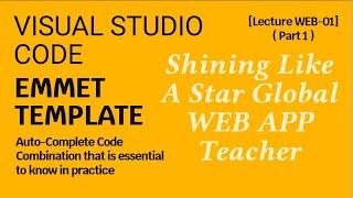 VisualStudioCode Emmet Template Auto-Complete Code Combination that is essential to know in practice