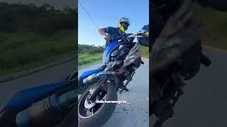 ATÉ SAIU O BANCO! Chassi HORNET delete!  #bike #motorcycle #wheelie #bikelife #biker #automobile