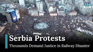 Serbia's Railway Tragedy: Belgrade Erupts in Protest Over Deadly Roof Collapse | AC1G