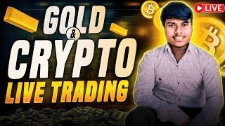 Live Market Analysis Gold and Crypto | Crypto Live Trading | Financial Trader