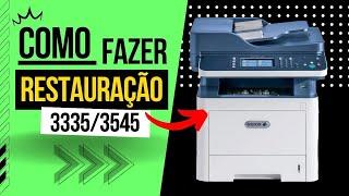 COMO REDEFINIR SENHA XEROX 3335 3345 #xerox