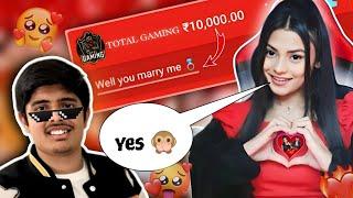 Total Gaming Proposed Chiku Gaming  Funny Superchat Reaction .(TG VIKAS)@TotalGaming093