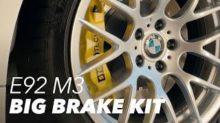 E92 M3 Big Brake Kit Install and Track Test (Stoptech ST60)