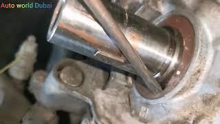 how to change crankshaft oil seal/ how to replace front crankshaft oil seal