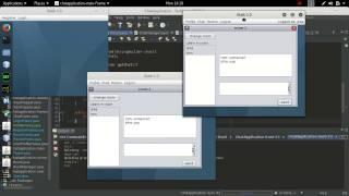 Java chat application client to client using sockets