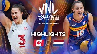 Canada  vs. Netherlands  - Highlights | Week 1 | Women's VNL 2025