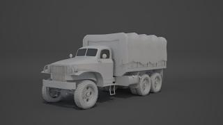 Modeling Military Truck 3ds max tutorial part - 1