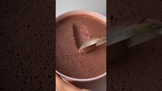 Mousse de chocolate con 1 ingrediente #receta #postres #mousse #chocolate #moussechocolate