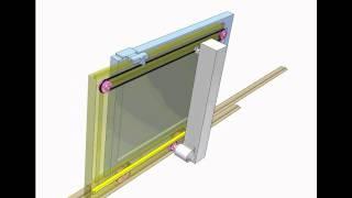 Telescopic sliding gate