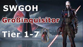 SWGOH - Großinquisitor - Tier 1-7 - 100% R5 - freischalten - deutsch