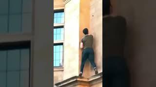 MrBeast called us dangerous  #parkour #mrbeast #climbing