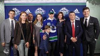 Vasily Podkolzin Behind-the-Scenes at the 2019 NHL Draft