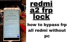Xiaomi Mi A2 | FRP BYPASS NEW METHOD 2023| Android 10 Latest Patch | Google Account Easy No PC