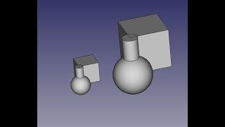 FreeCad Масштабирование моделей