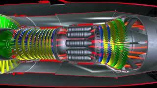 Turbojet engine D - 30 (III series) with reverse system