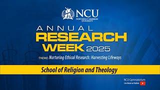 RESEARCH WEEK 2025 | School of Religion and Theology