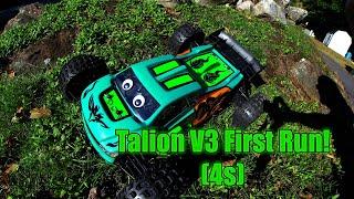 Arrma Talion V3 First Run (on 4s)