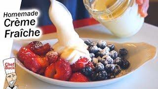 Best Crème Fraîche Recipe - Homemade Dessert Topping