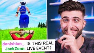 I PRE RECORDED My Entire Fortnite Stream!