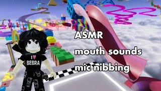 up close mouth sounds & mic nibbing roblox Asmr  ЗВУКИ РТА РОБЛОКС АСМР 