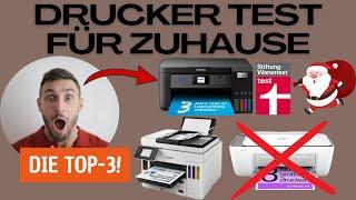 DRUCKER TEST 2024 FÜR ZUHAUSE - 'GUT' LAUT STIFTUNG WARENTEST