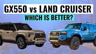 2025 Toyota Land Cruiser VS Lexus GX 550 Comparison Review