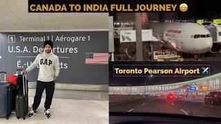 Canada To India Vlog || 6 month bad Fr India Di Tiyari || Air India experience | @lovepatti vlog