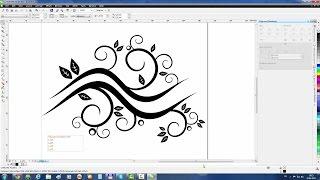 CorelDraw Tutorial: Create Abstract Floral Waves