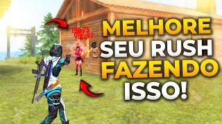 COMO MELHORAR O RUSH NO FREE FIRE EM ATÉ 80%?! FREE FIRE DICAS