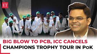 ICC asks PCB to cancel Champions Trophy tour in PoK amid BCCI's strong objection