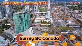 Surrey BC Canada Fall 2024 Aerial Tour