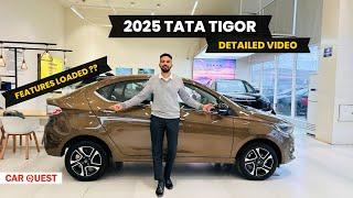 2025 Tata Tigor XZ+ LUX Detailed Walkaround | Tigor Top Variant | Car Quest