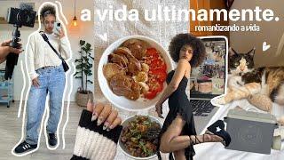 VLOG: minha vida ultimamente ️ | rotina self care, romantizando a vida, receitinhas...