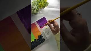 Sunset pt03️ #artist #artchannel #paintingchannel #acrylic #paintings #paintingtutorial #trending