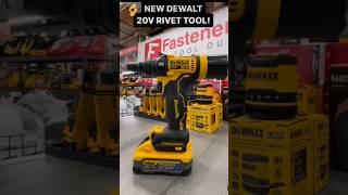 New @dewalttough 20V Brushless Rivet Tool video Courtesy @sacfasners #dewalttools #rivets #shorts