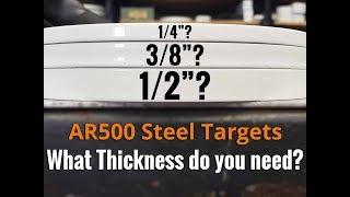 What AR500 Target Thickness Do You Need?