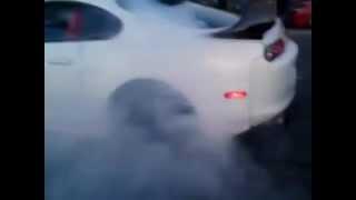 supra burn out at the ace cafe
