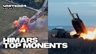 HIMARS in Action, Hunting Russians  TOP MOMENTS. Footage of the most spectacular &effective strikes